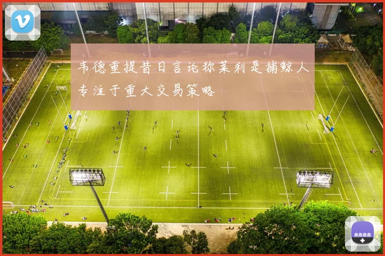 韦德重提昔日言论称莱利是捕鲸人专注于重大交易策略